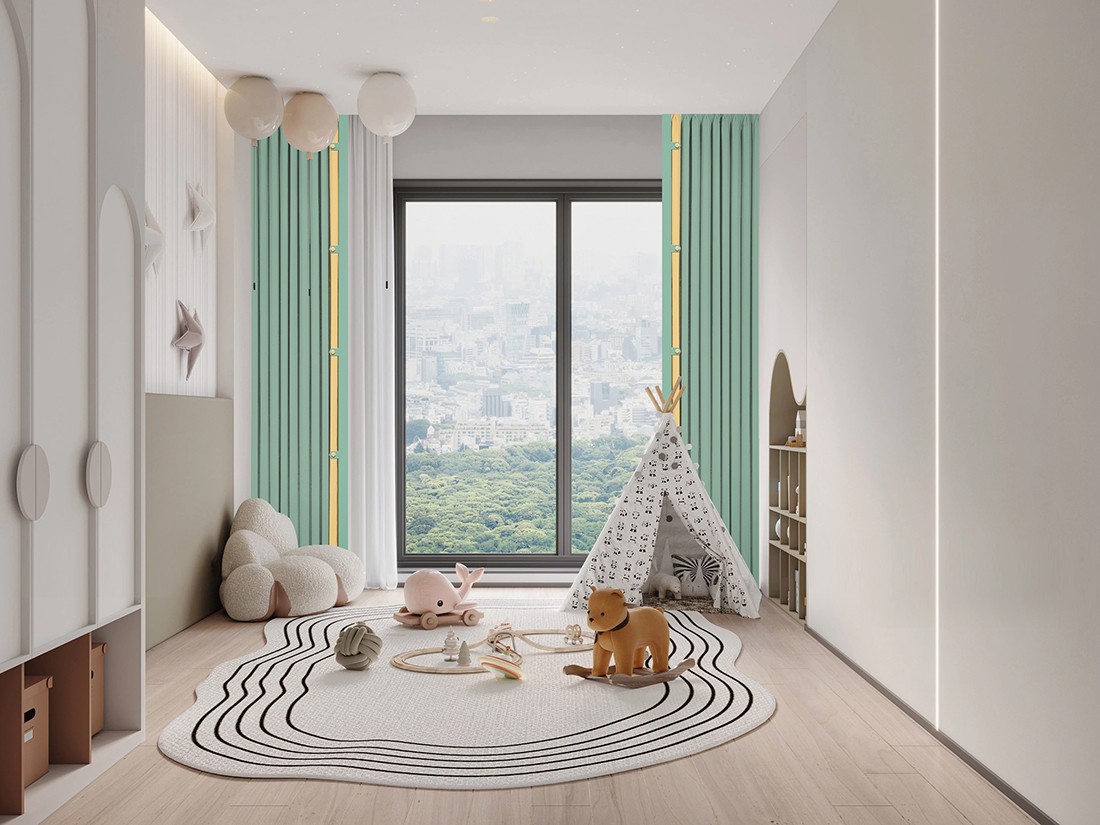 天洋儿童窗帘《纯熙》上市|缤纷色彩,点亮童趣