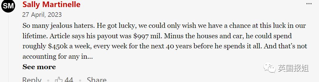 男子彩票中1.28亿,美国小伙买彩票狂中10亿美元