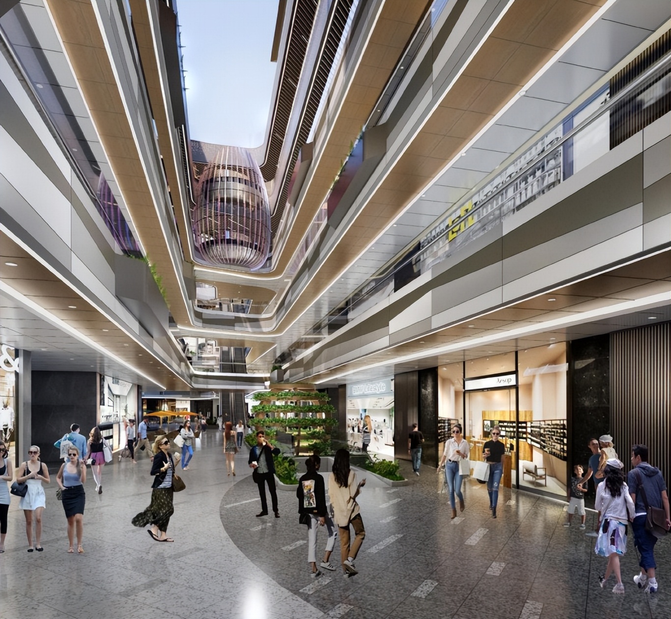 长沙五江国际广场效果图,长沙五江国际商业广场