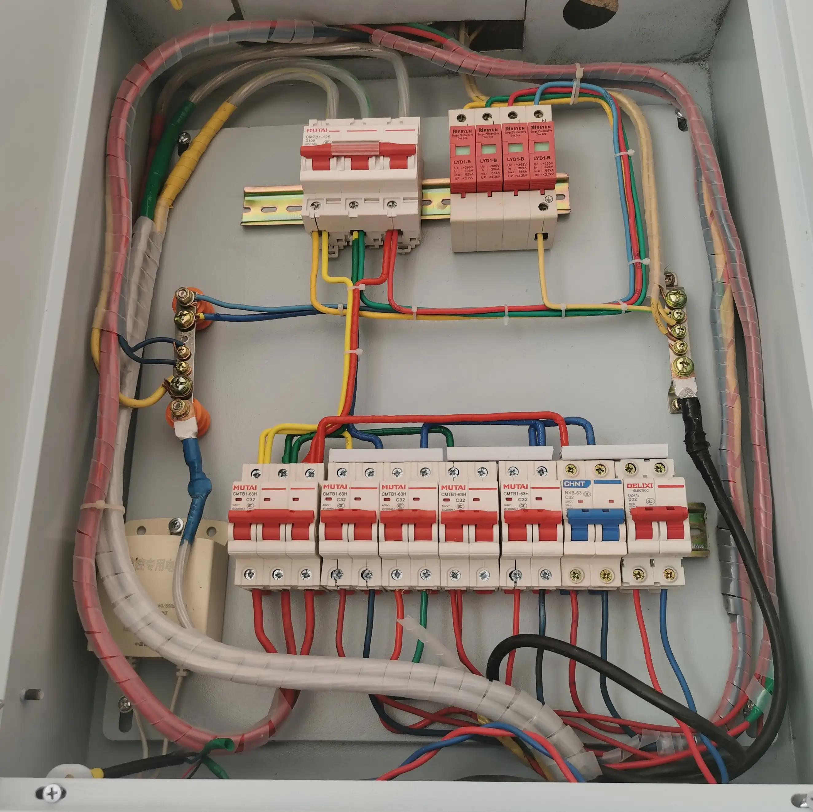 三个断路器在一个配电柜怎么配线,10kv断路器控制回路图纸详细分析
