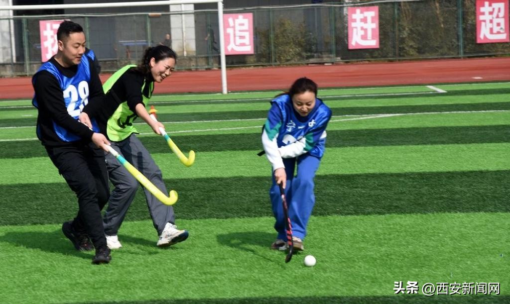 曲棍球校园运动会开幕式,宁强县北关小学曲棍球