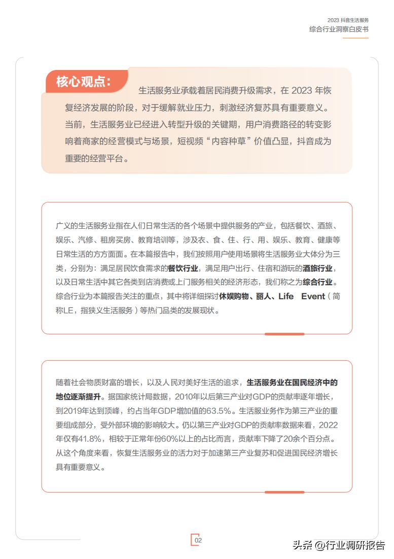 2023年生活服务综合行业洞察报告（休娱购物、丽人、LifeEvent）