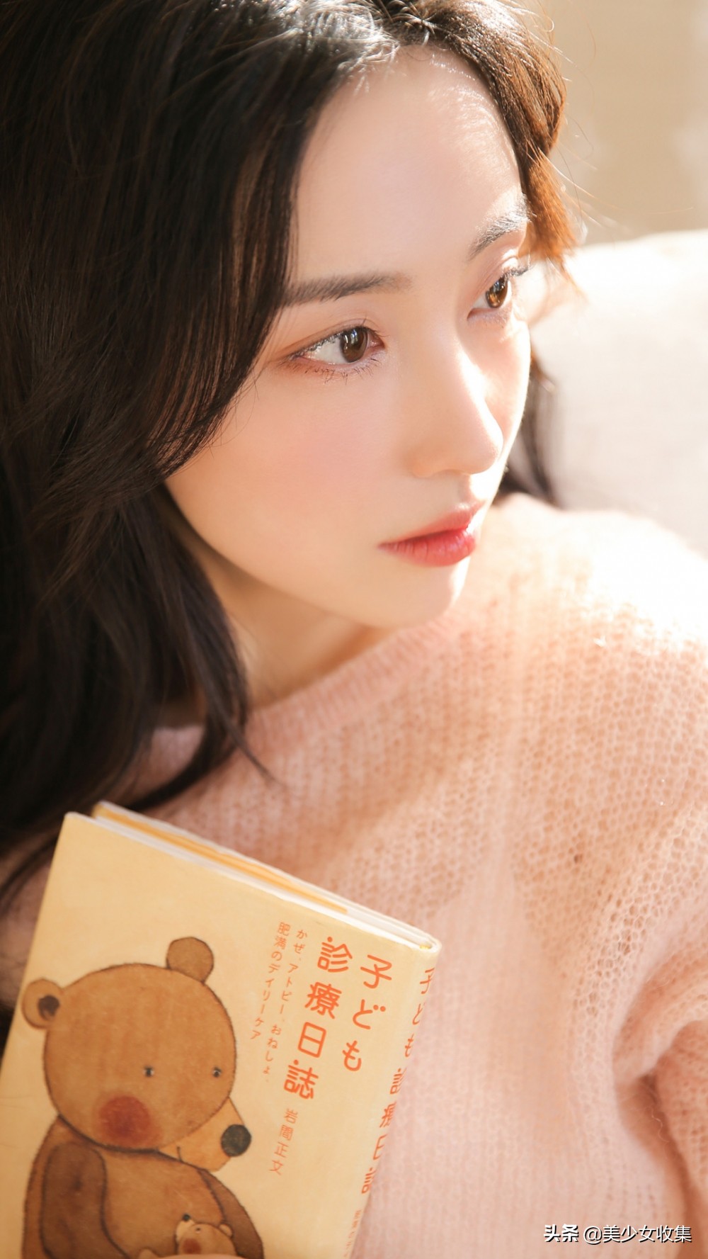 粉嫩少女妆容教程,清透干净少女妆容