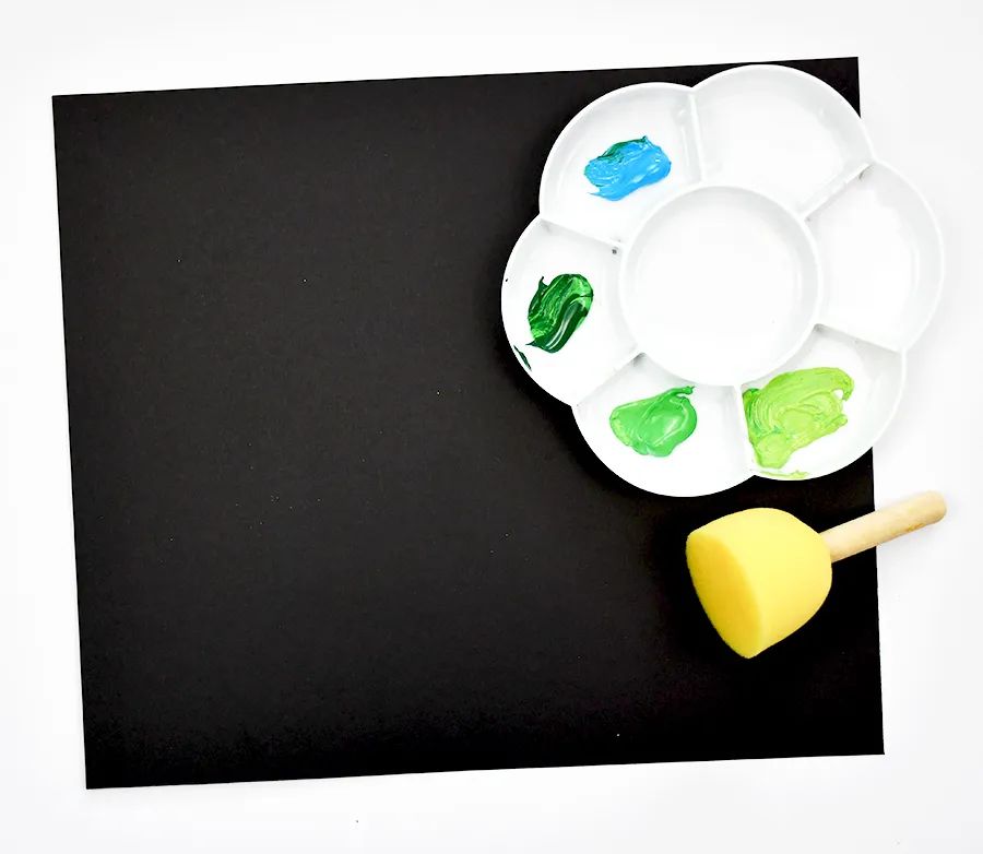 儿童画教程｜学习奇妙的漏印版画——生机盎然的春