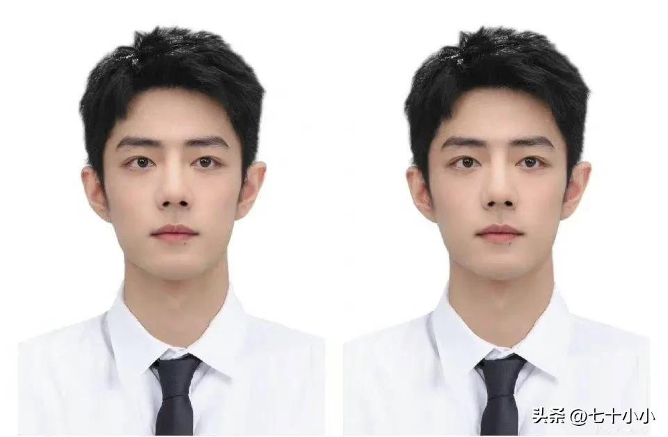 肖战证件照高清图背影,肖战上学时候最美照片