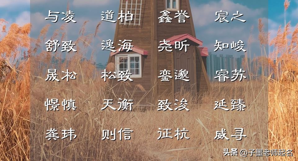 诗词取名男孩大气两个字,诗词名句取名男孩名字