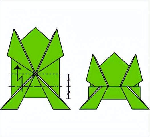 和小青蛙类似的小青蛙折纸,小青蛙折纸幼儿最简单教案