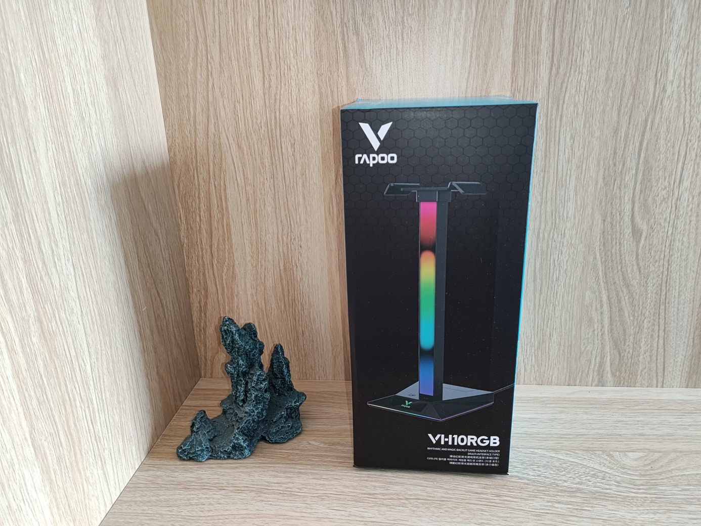 雷柏VH800双模无线RGB游戏耳机,头戴式耳机蓝牙雷柏vh800