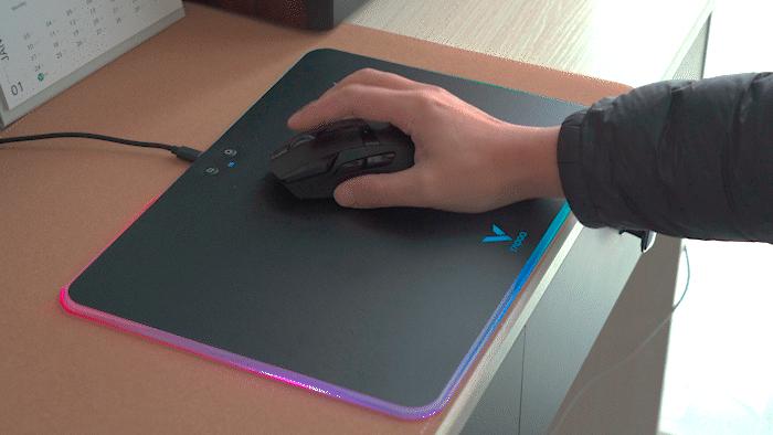 雷柏v10c布面鼠标垫,雷柏v10rgb鼠标垫能充狗屁王吗