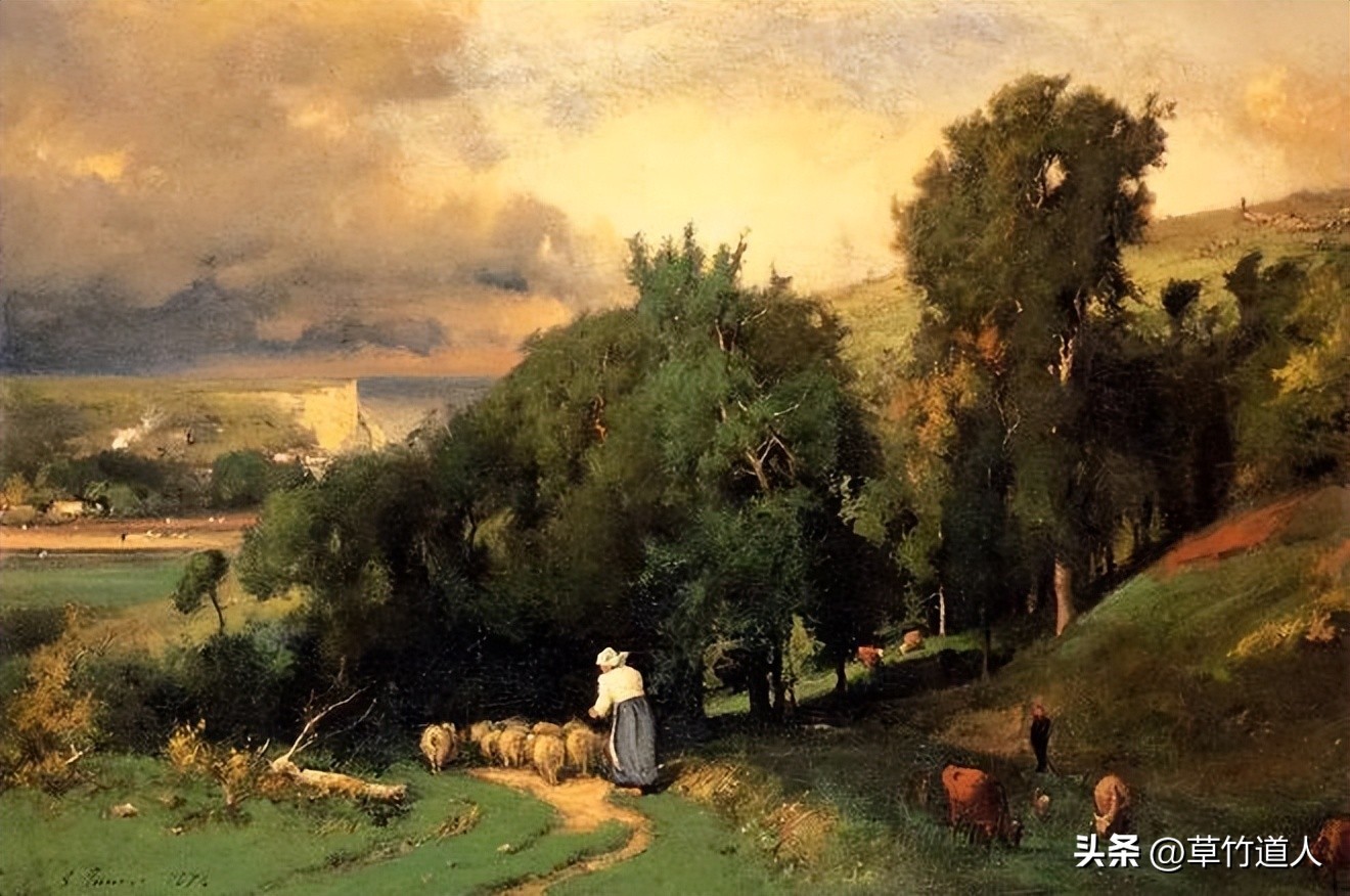 风景园林美学思想,风景视角创意绘画