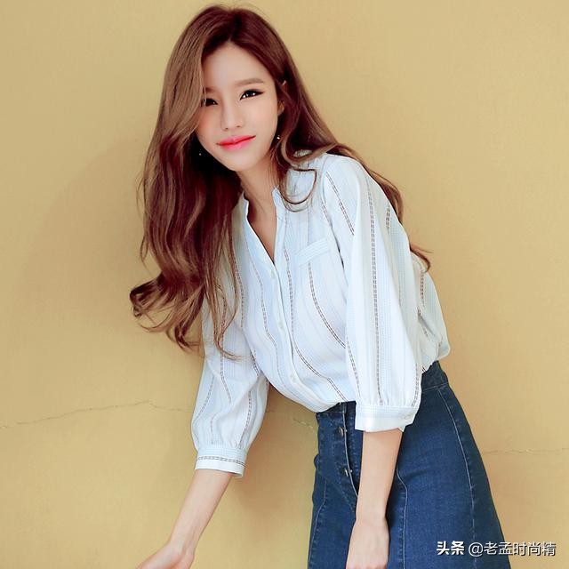 减龄衬衫女高级感,减龄轻奢衬衫