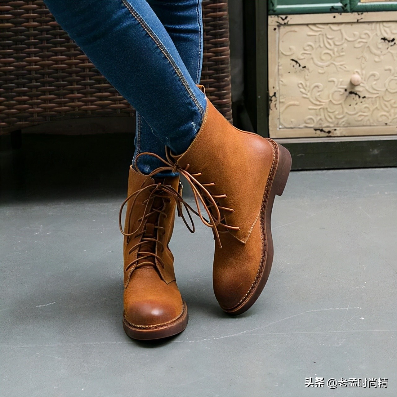 拯救小短腿的马丁靴又增高又显瘦,透气时尚马丁靴