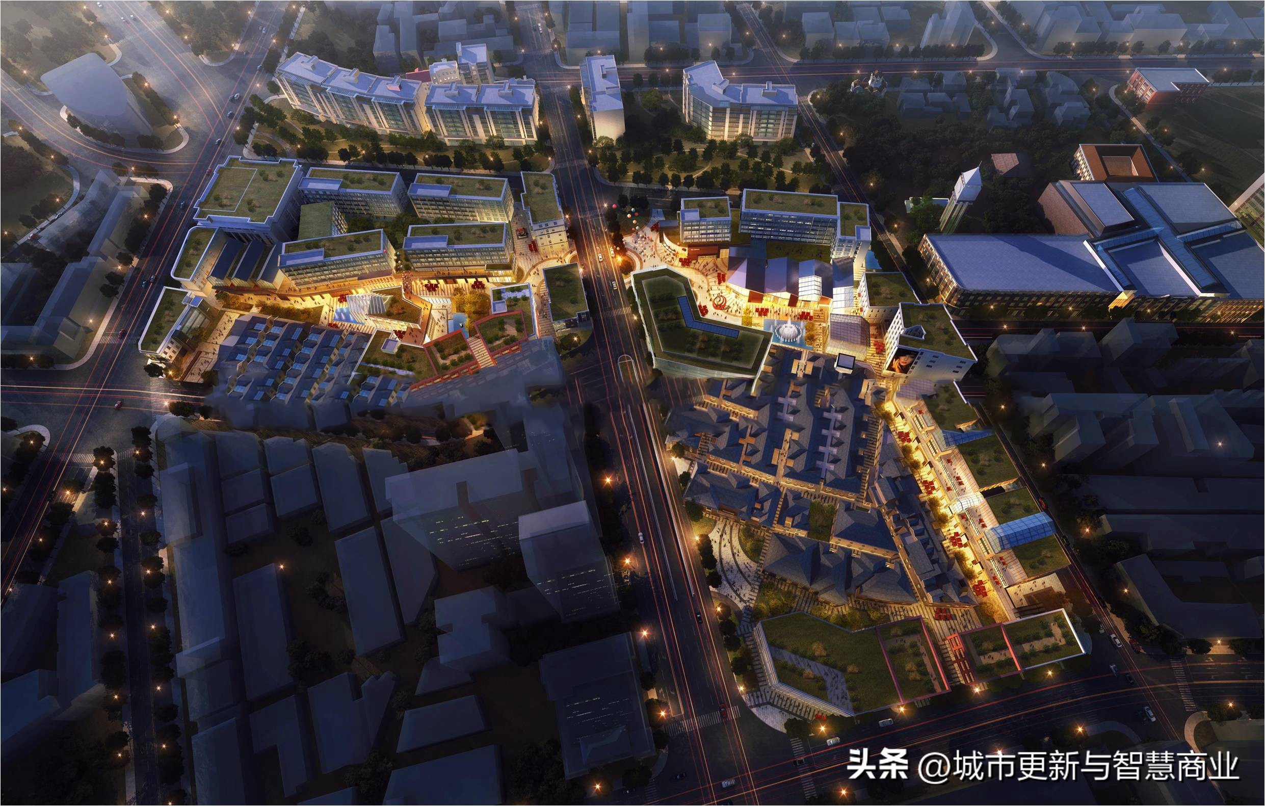 武汉中建·光谷之星中式新中式商业街SU模型图集-武汉天华