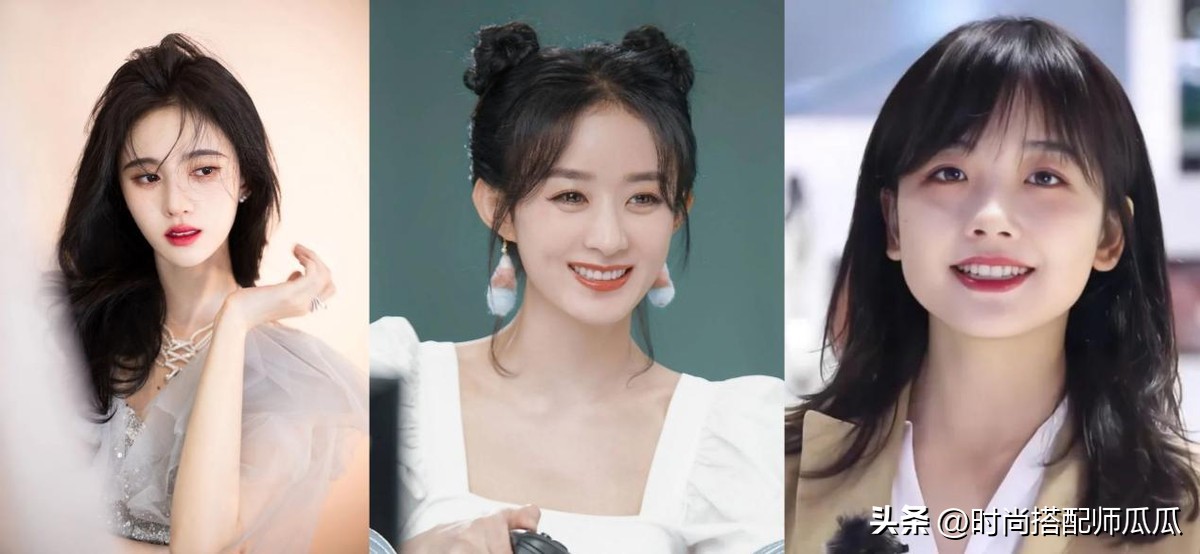 圆脸的女生适合直发吗,圆脸能留黑直发吗