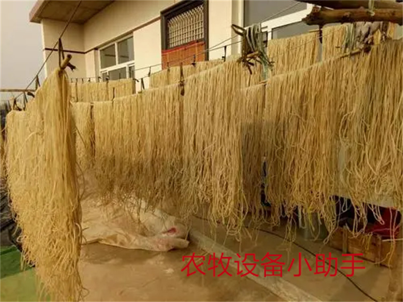 红薯粉条制作为什么要冻,红薯粉条机怎么出粉条