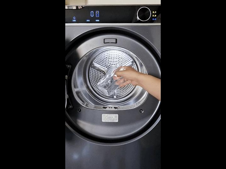 海尔叠黛和美h2洗烘套装,海尔叠黛和美洗烘套装烘干效果
