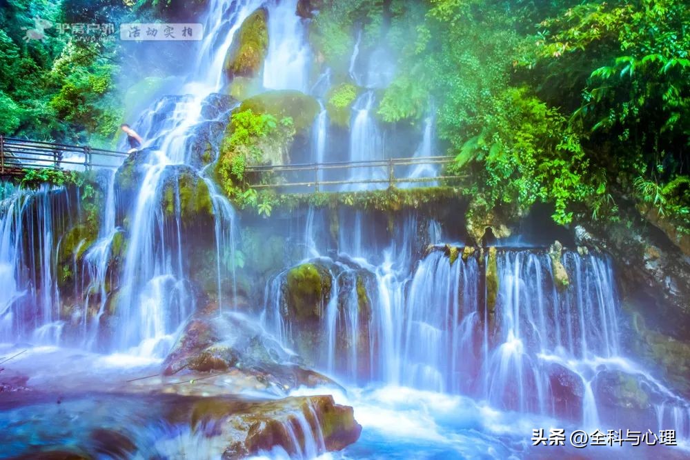 四川大凉山温泉瀑布视频,四川大凉山螺髻山温泉瀑布