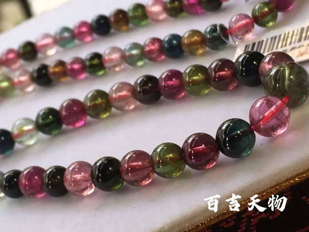 彩银绿碧玺项链,绿碧玺珠子项链搭配