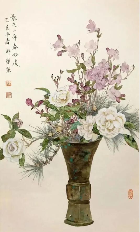 没骨花卉创作,没骨花卉是什么