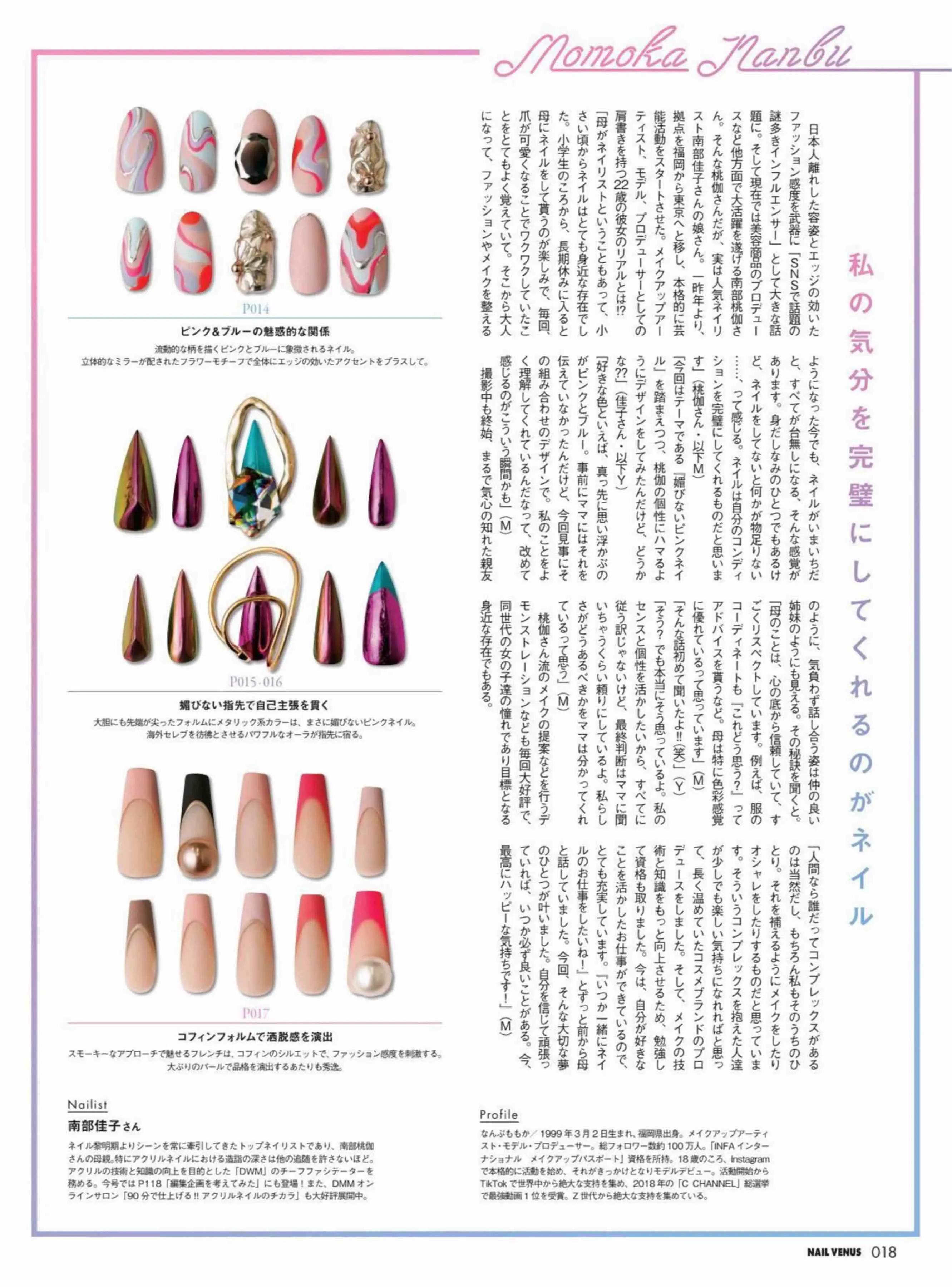 日本时尚杂志《NAILVENUS》2022春夏号