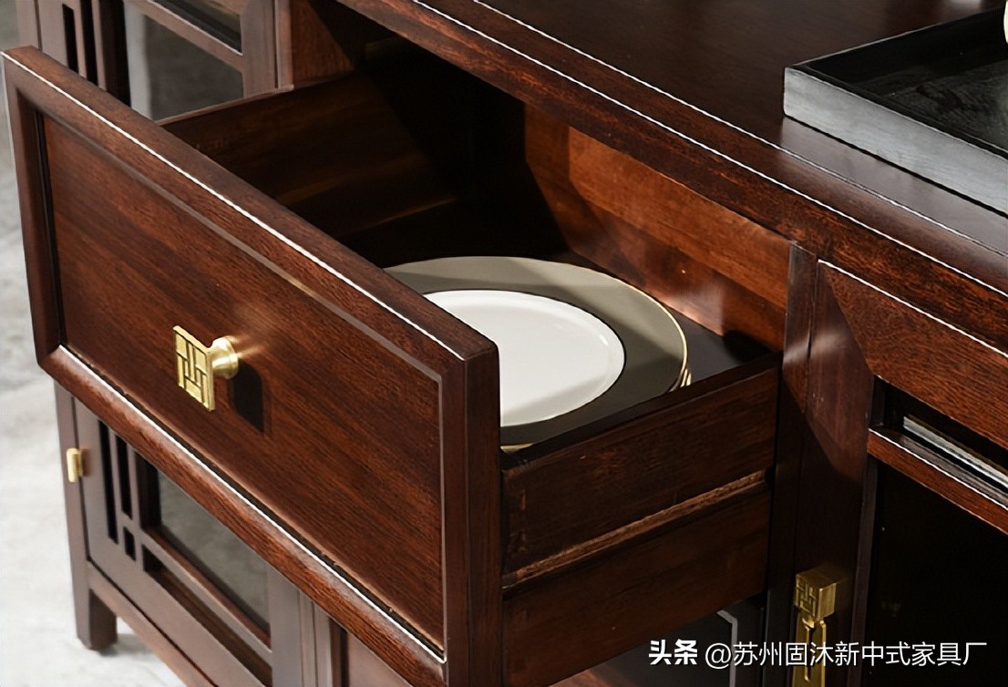 三室两厅简约风实木家具推荐,原木色简约新中式家具实景