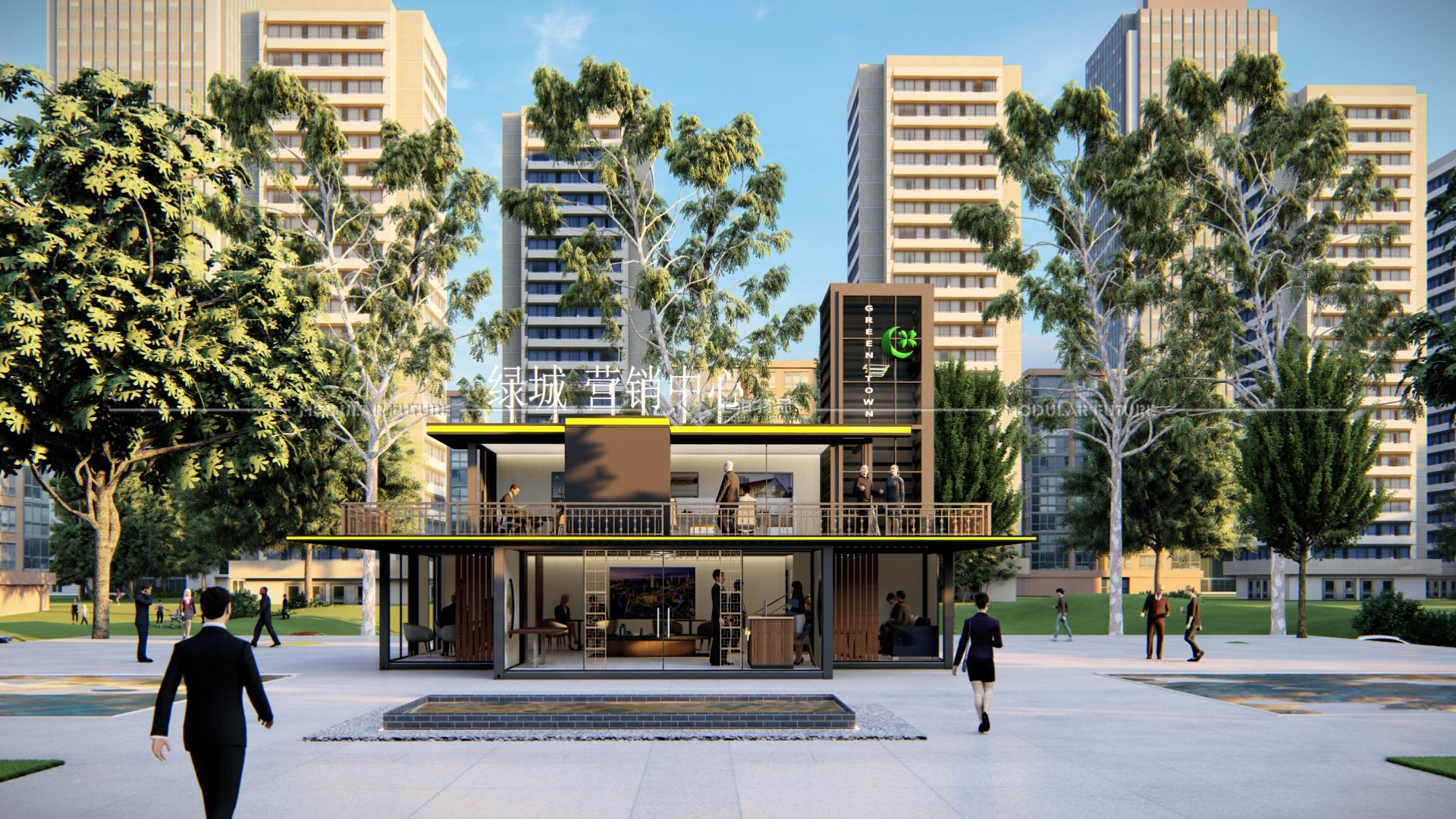 房地产精装房营销方案,集装箱售楼处创意设计的新颖优势