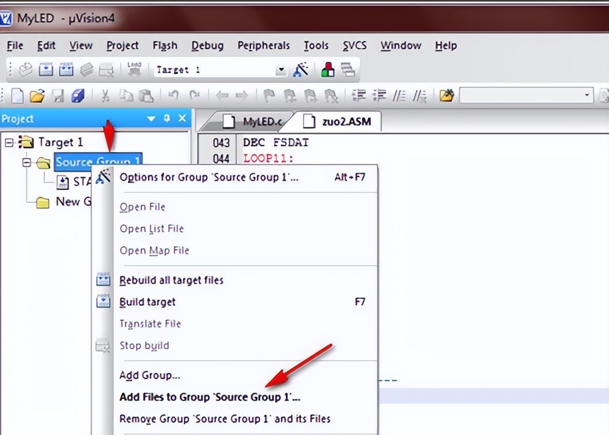 keil怎么写入单片机,keil如何在c中嵌入汇编代码