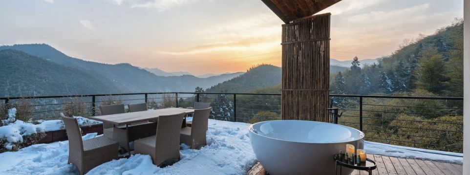 杭州附近泡温泉好去处推荐,杭州民宿推荐3-4人独立泡温泉