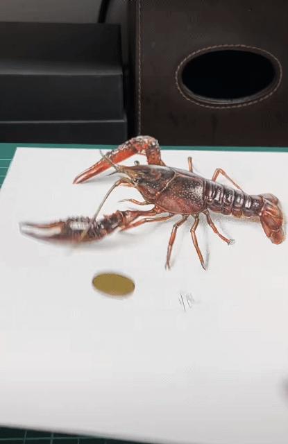 3D绘画牛人多厉害?画出真假难辨的“立体美女”,震惊500万网友