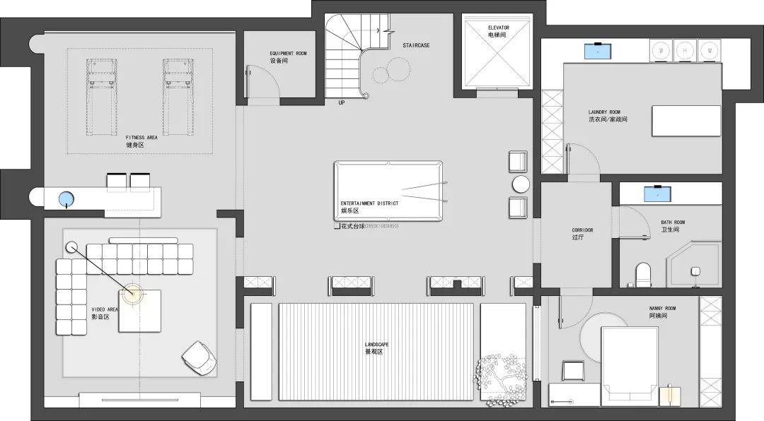 顶级豪宅设计团队,北京1000平别墅现代轻奢装修