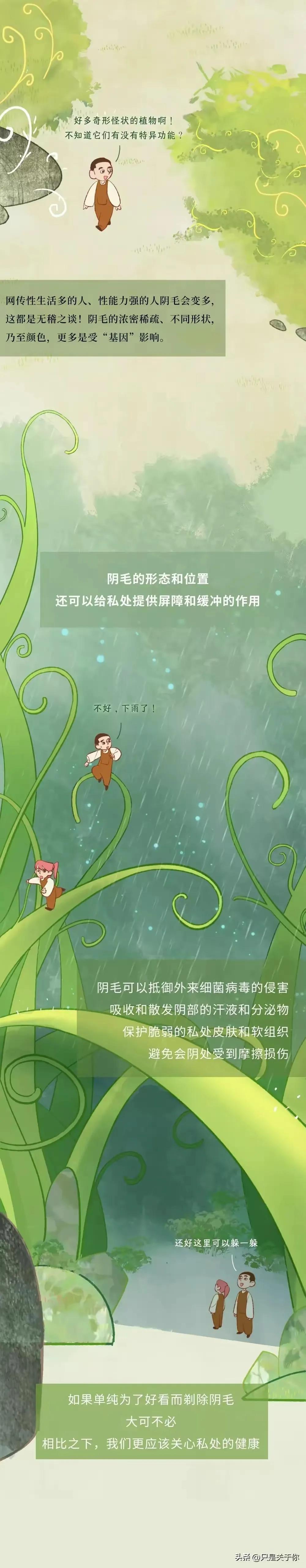 漫画：男女*处私**脱毛指导