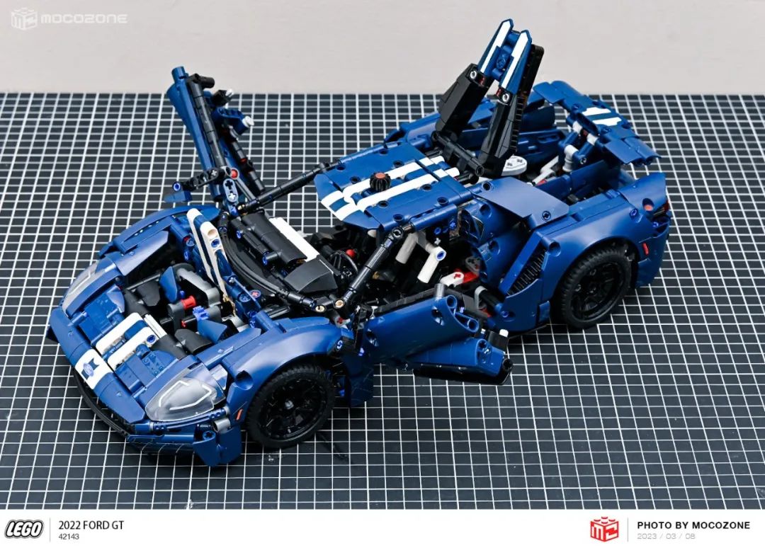 乐高积木福特gt跑车,福特gt2022