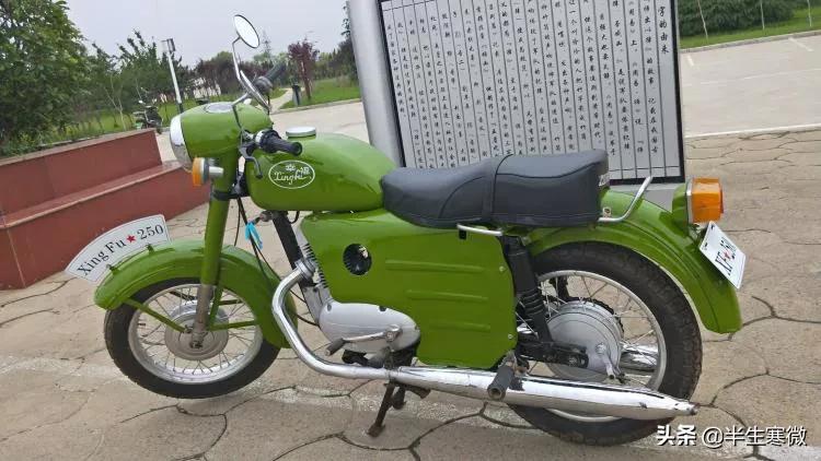 女骑军绿色幸福250摩托车,最早的幸福250摩托车