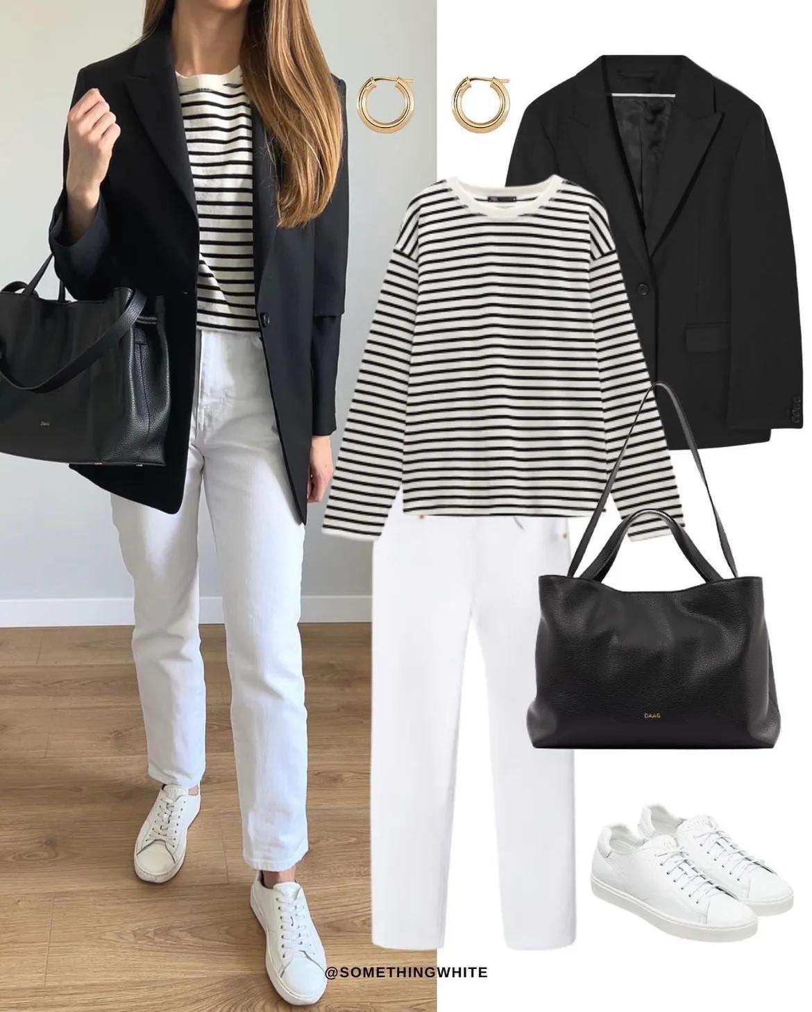 近50套经典实用的基础款穿搭来啦,10件百搭又时髦的秋冬穿搭