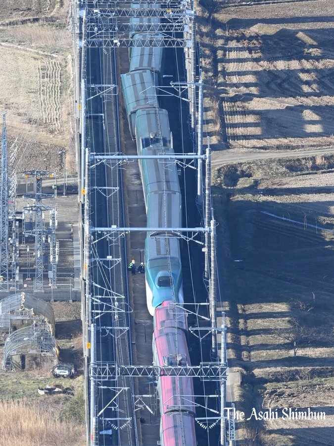 日本福岛地震致新干线脱轨,福岛核电站受到7.6级地震影响