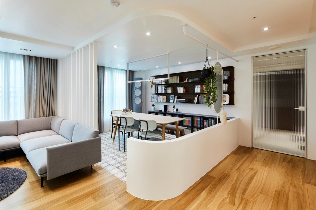 沙发后面没得靠空间该怎么设计,沙发不靠墙怎么设计才好看