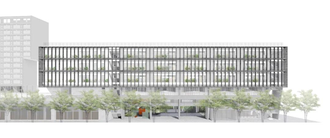 梅林中学改造方案,福田梅林中学改建