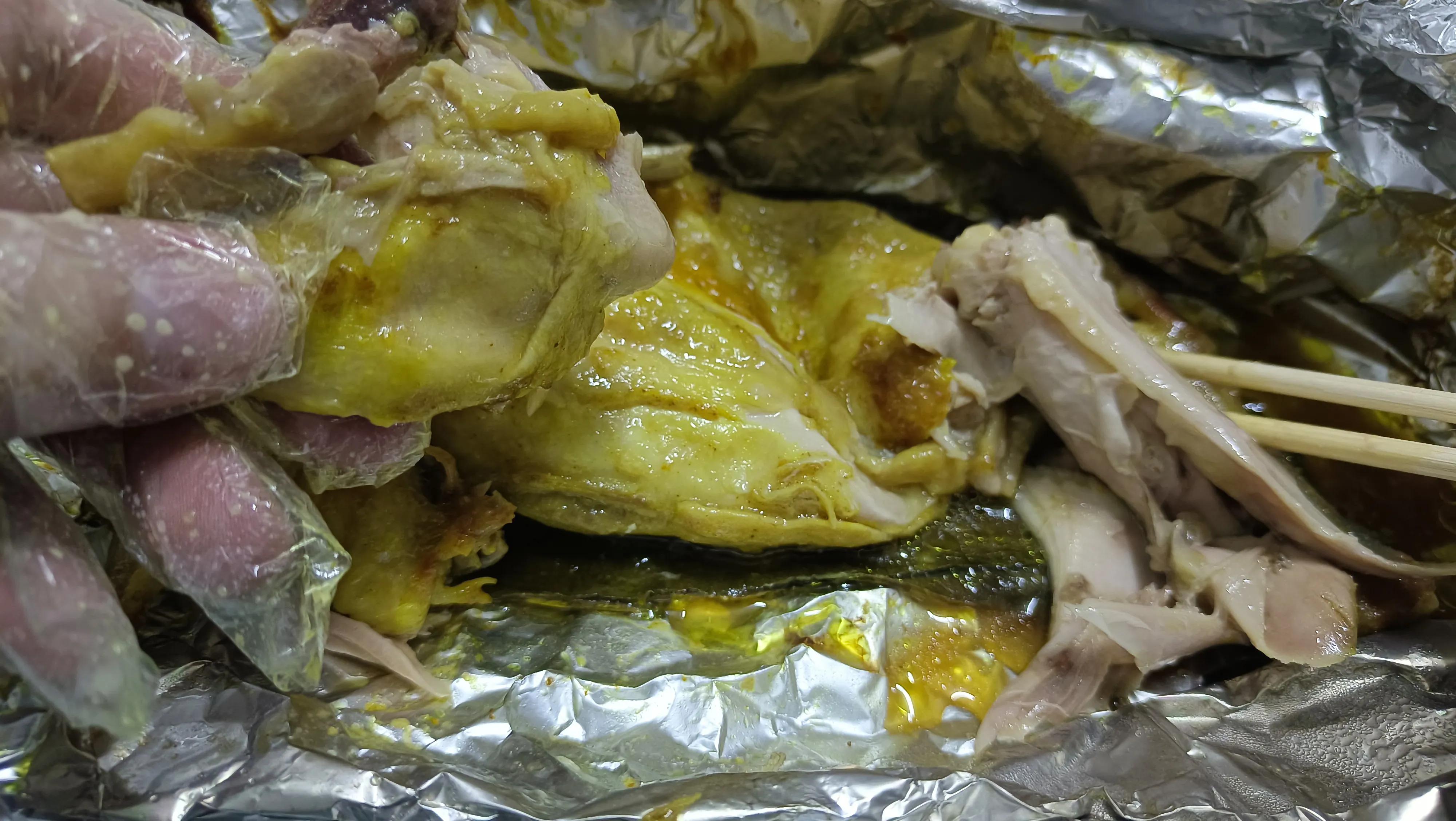 蒜蓉蒸鸡肉,虫草蒸鸡肉