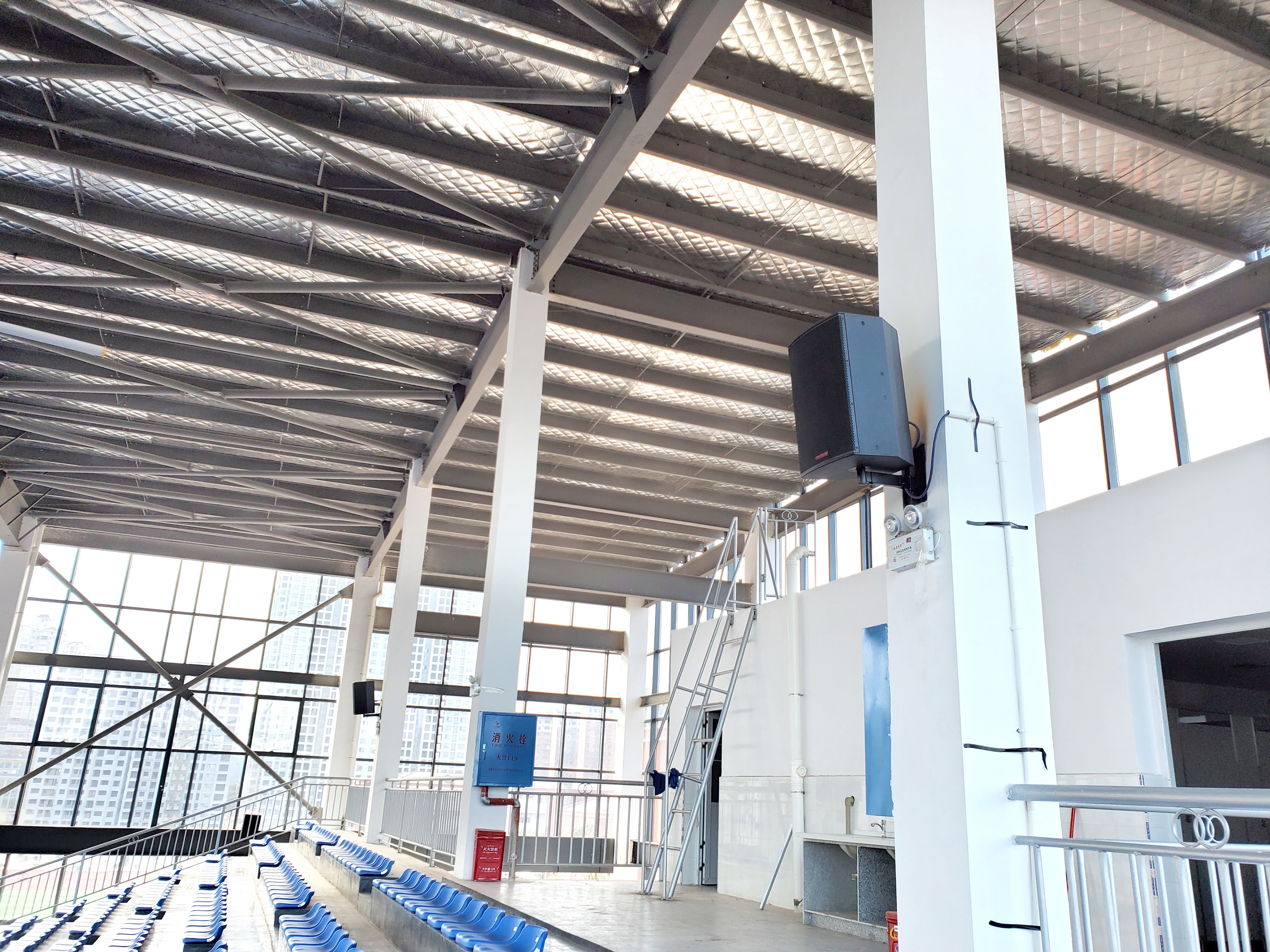 声声向荣｜ONITER助力双峰县丰茂学校打造现代化体艺馆