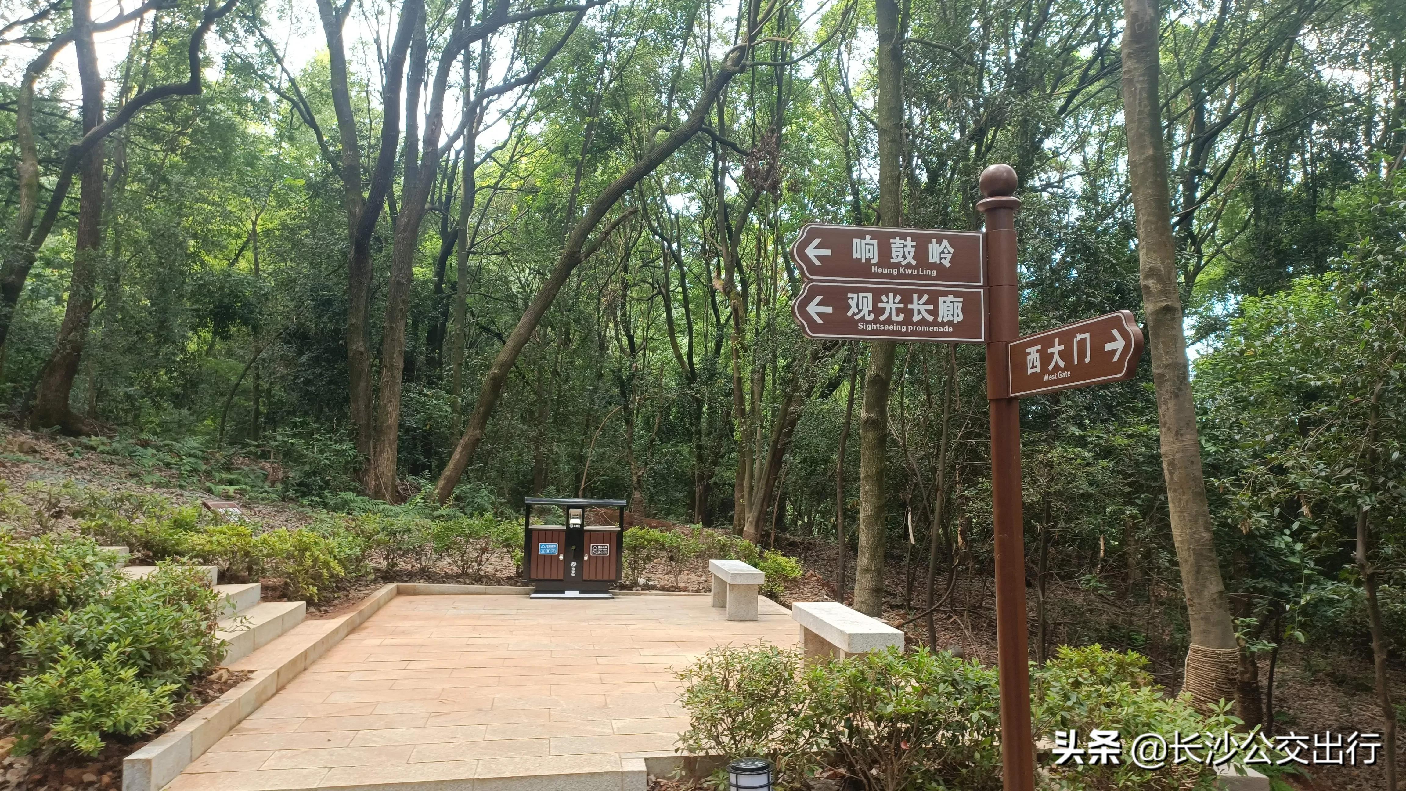 岳麓山从南门爬的攻略,岳麓山东门进南门出旅游攻略