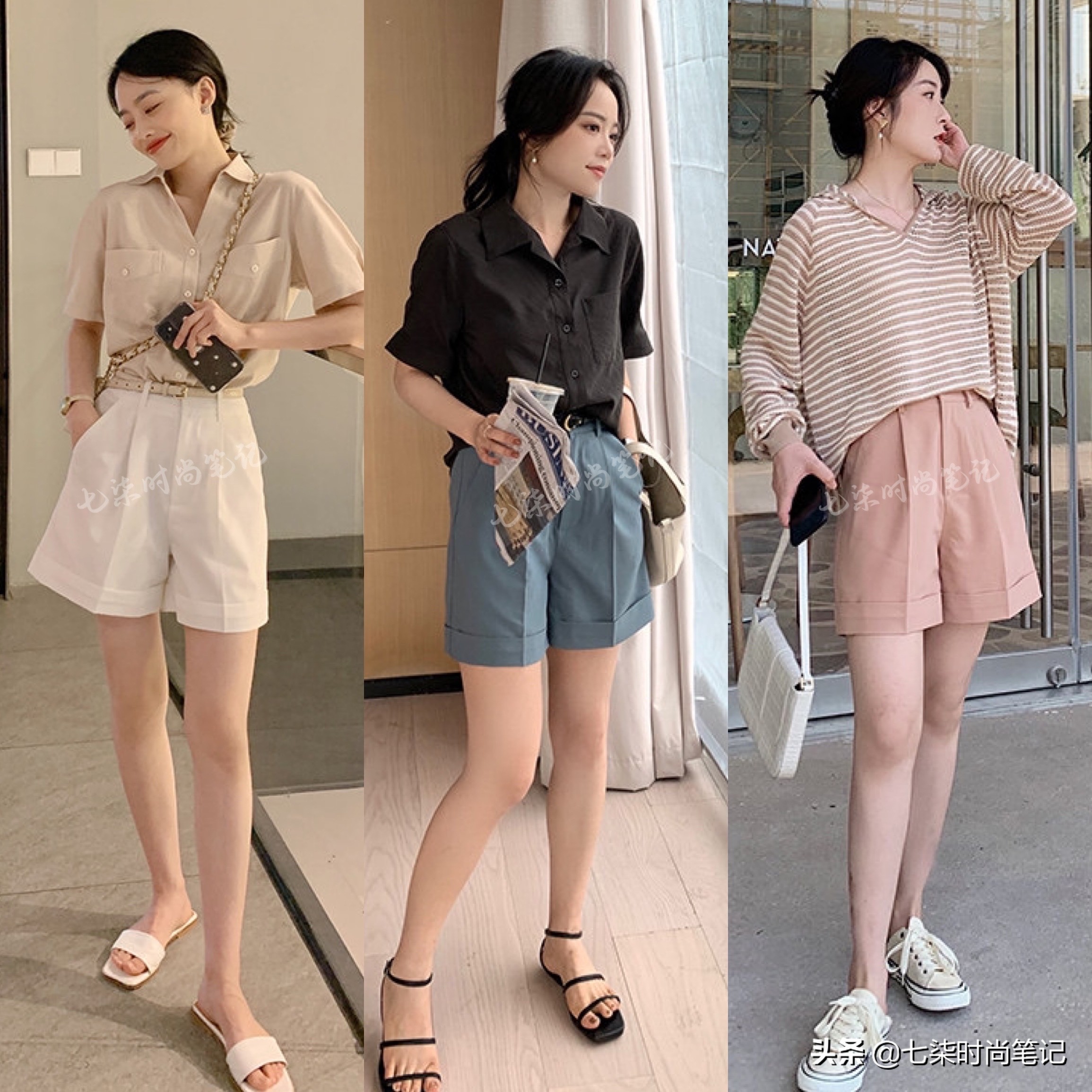 夏天小个子怎么穿显高显瘦,微胖小个子显高显瘦夏天穿搭