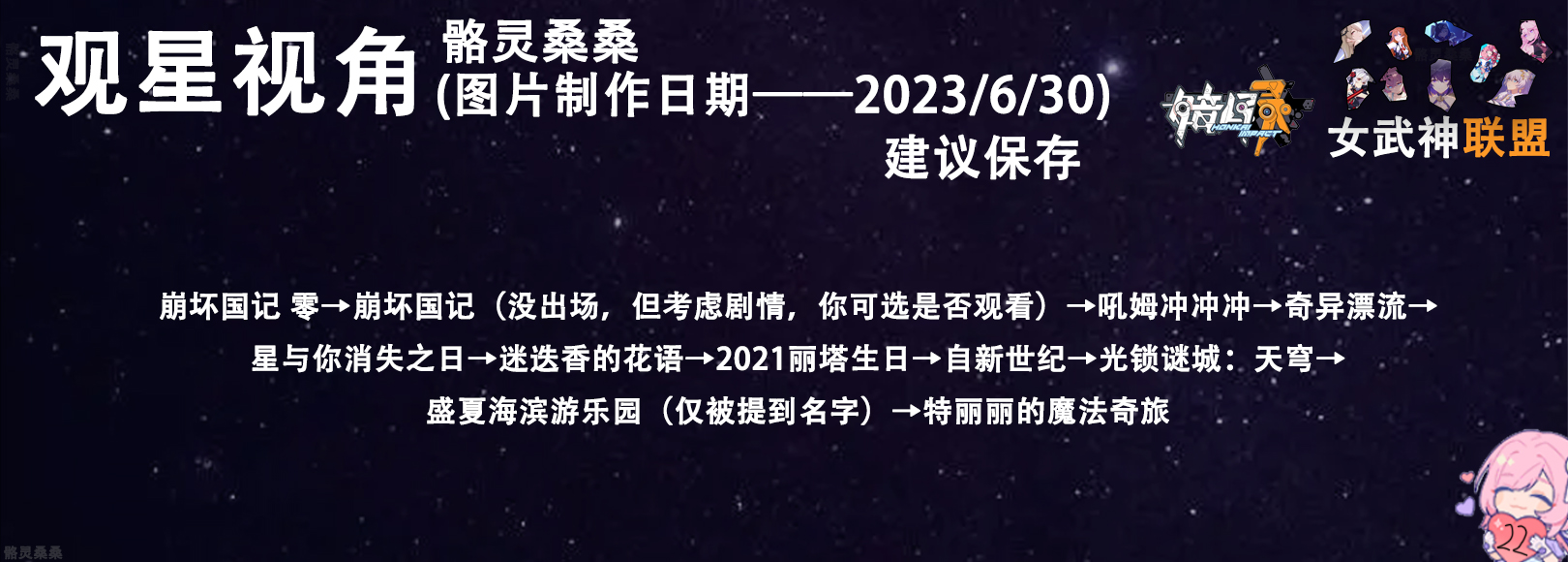 崩坏三主线舰长,崩坏三二十七位女武神向舰长告白