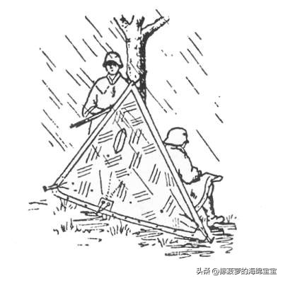 户外防水防火帐篷布,二战德国帐篷