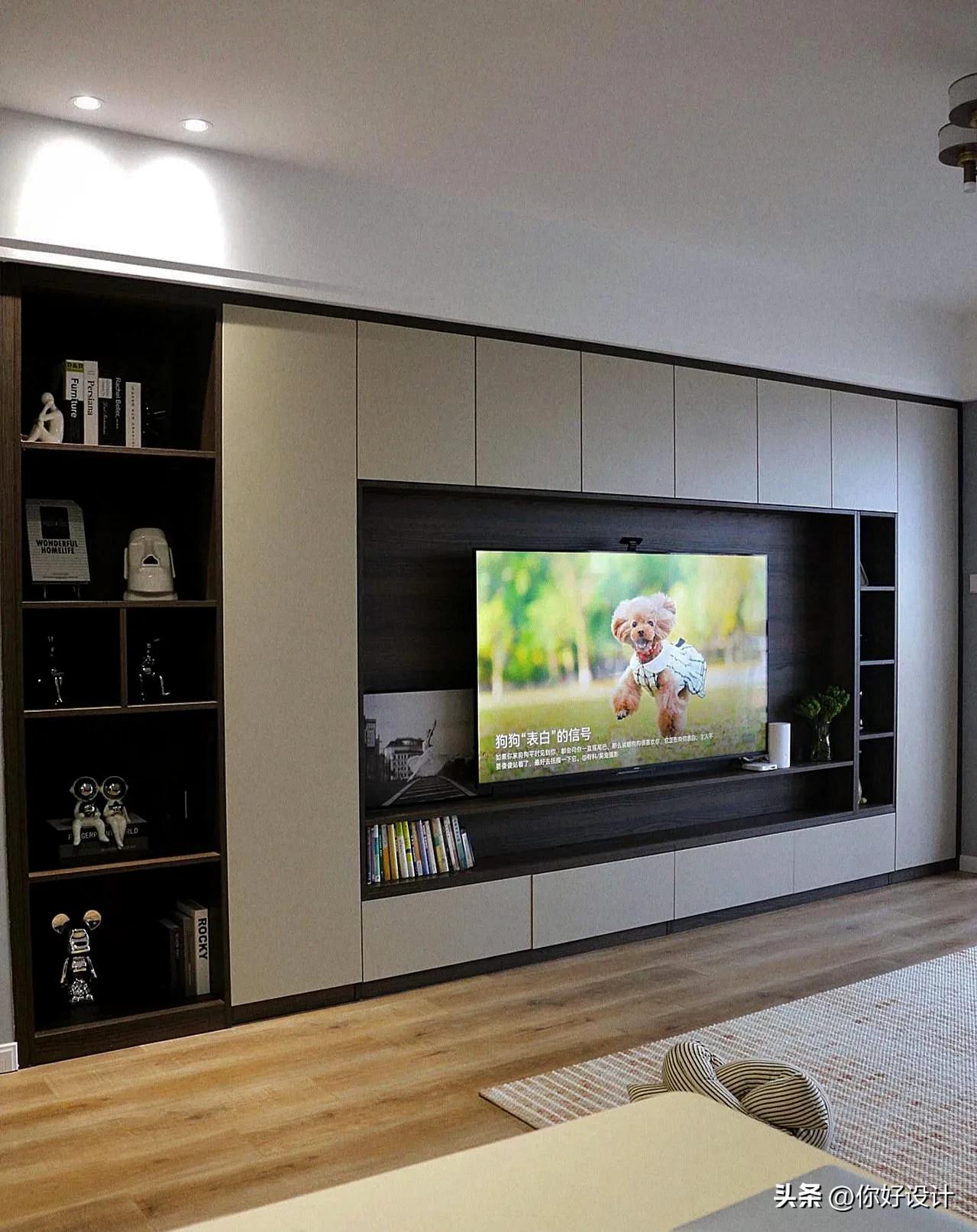 二十款电视背景墙,二十款电视背景墙隐形门