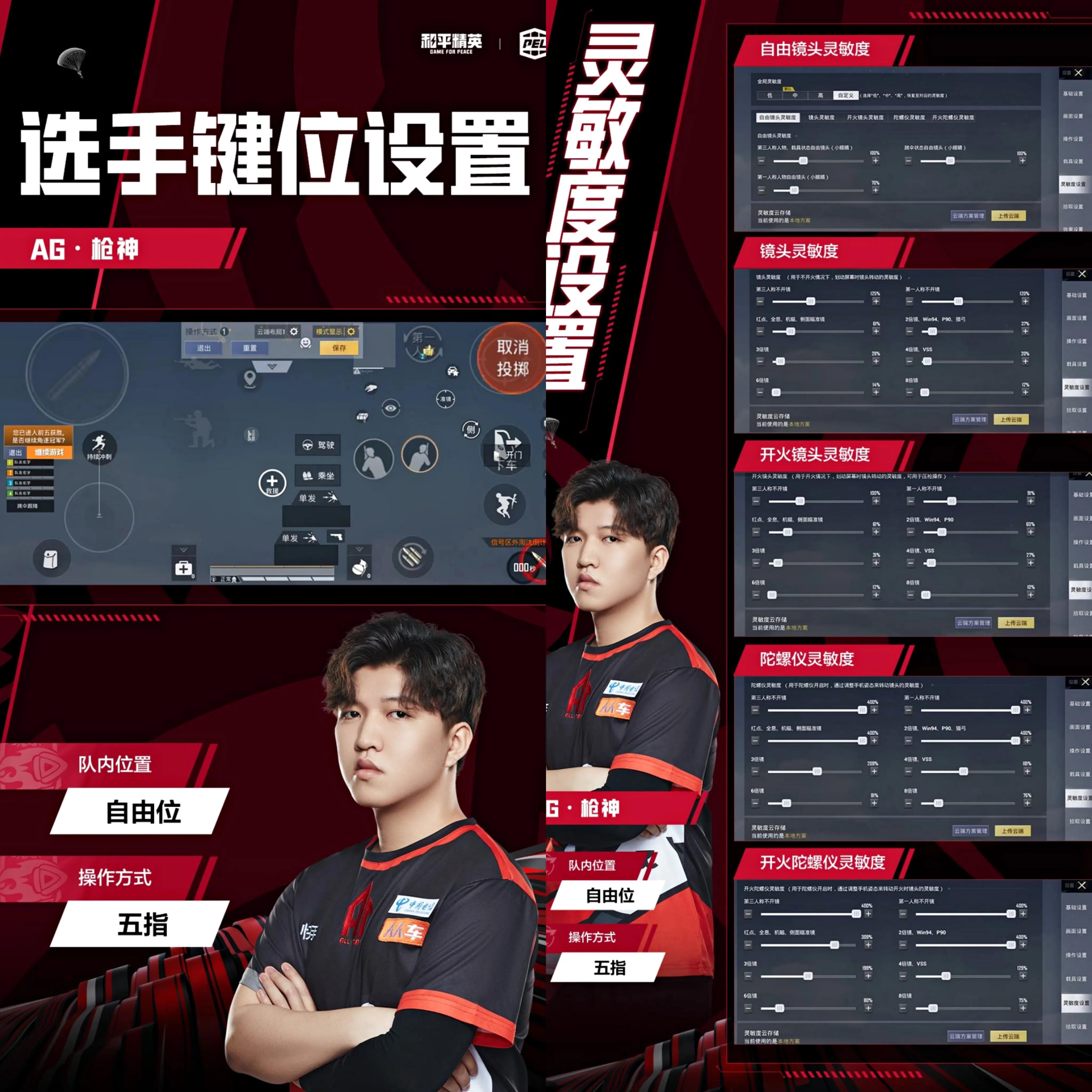 和平精英职业选手超稳灵敏度教学,和平精英职业选手赛季最稳灵敏度
