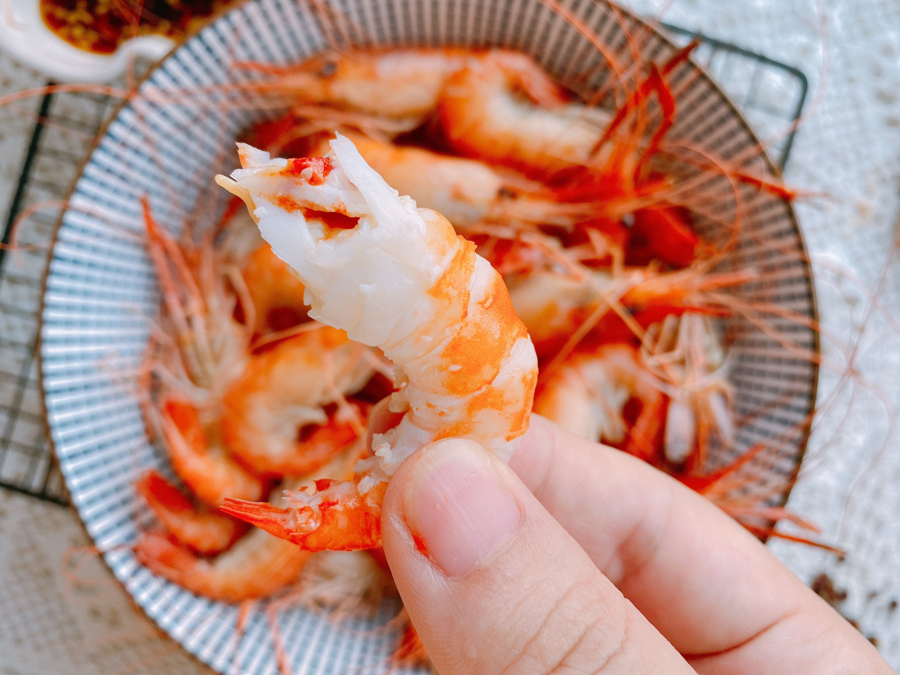 干货淡水虾怎么吃才好吃呢,大草虾怎样搞才干净美味