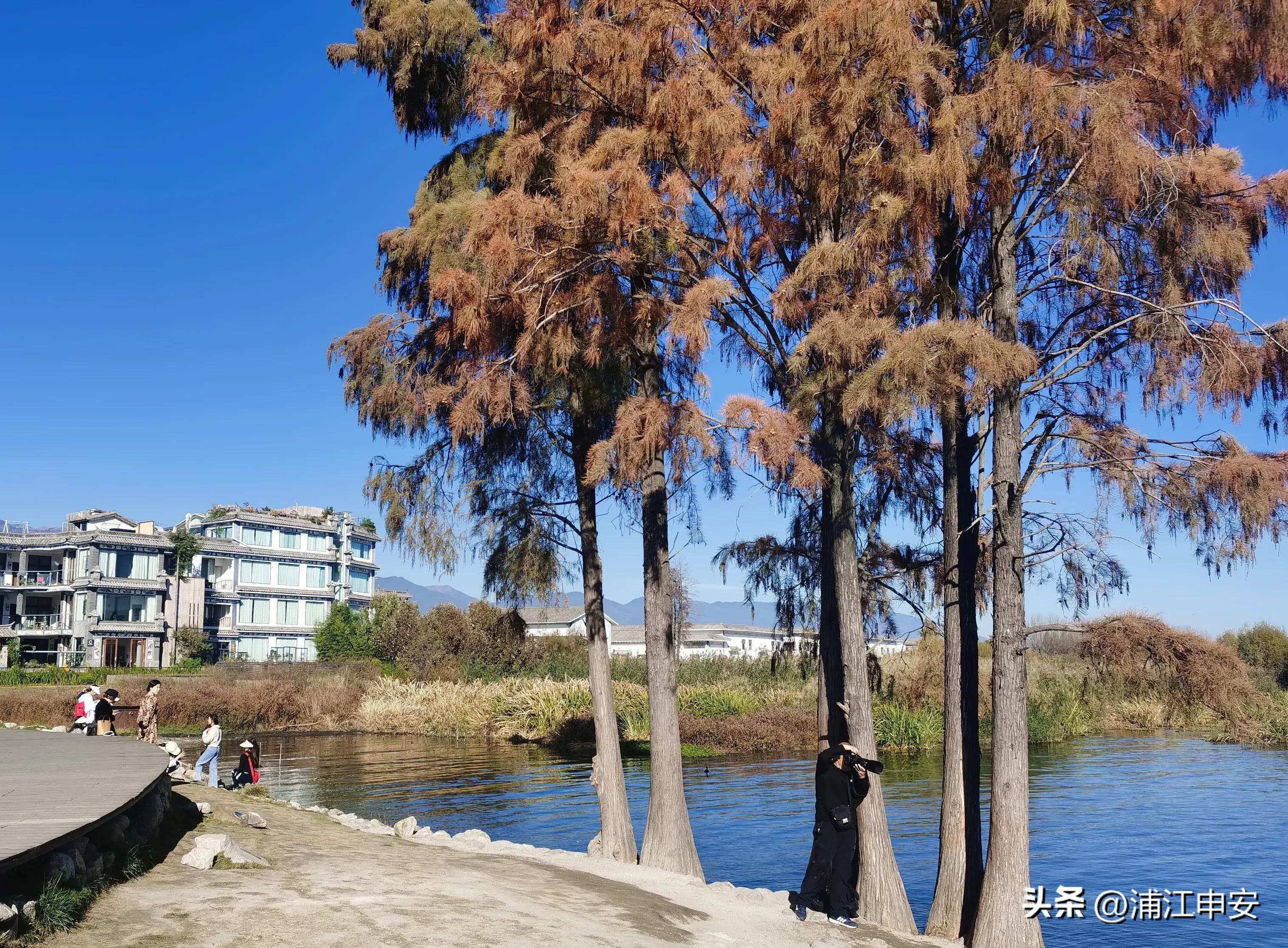 云南大理洱海龙龛码头看海景,大理洱海生态走廊精华