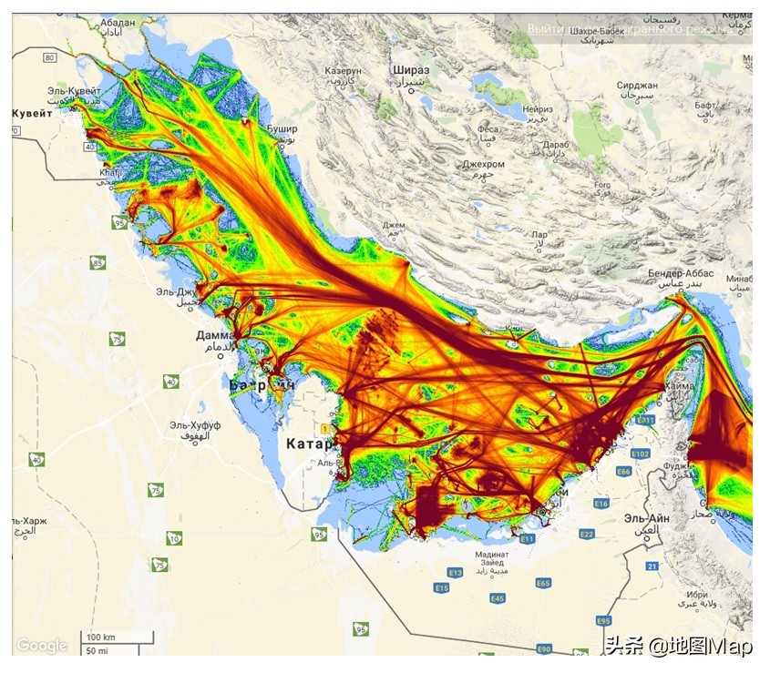 阿联酋七个酋长国地图,阿拉伯联合酋长国的七个国家地图