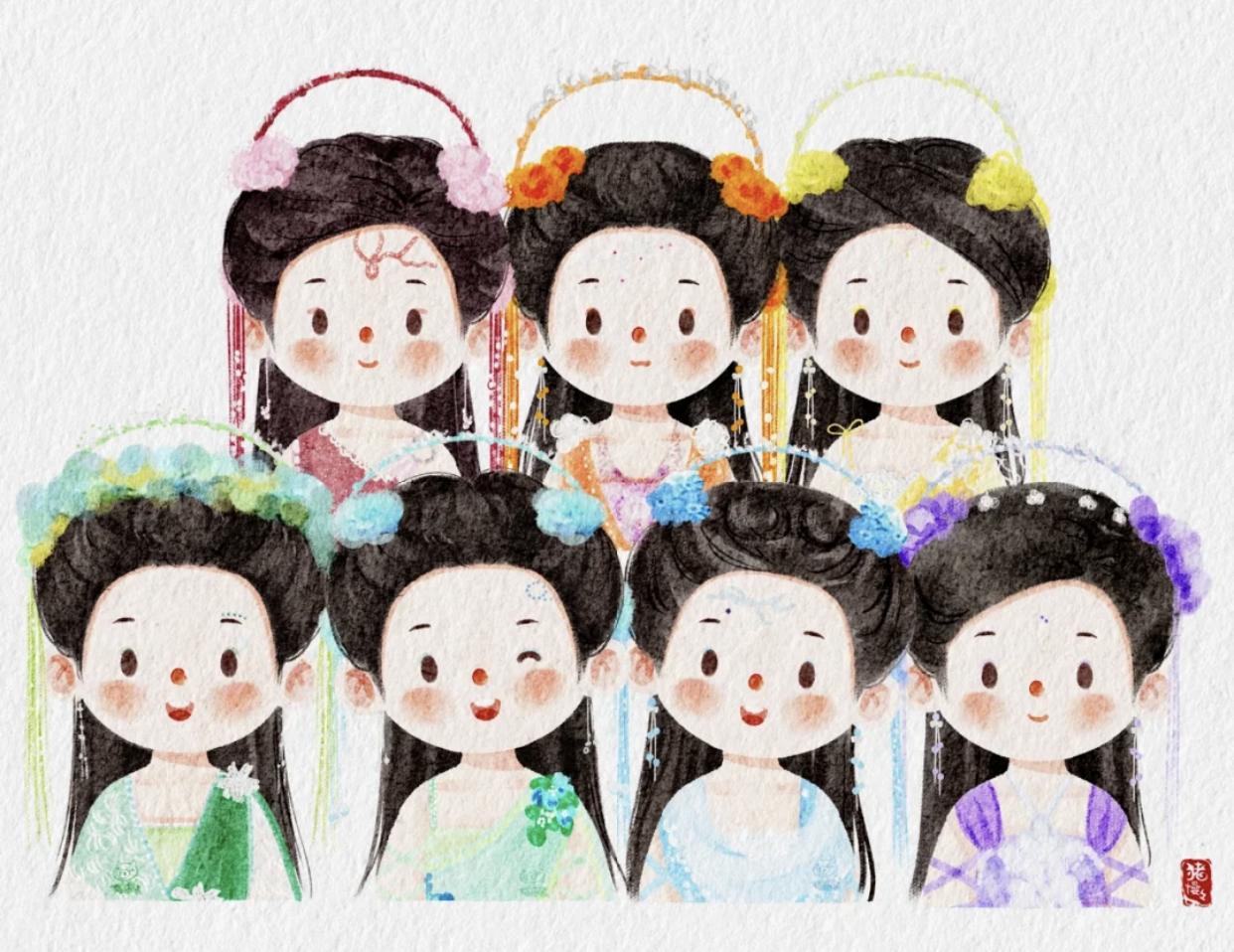 影视剧中的插画,影视剧里的人物插画