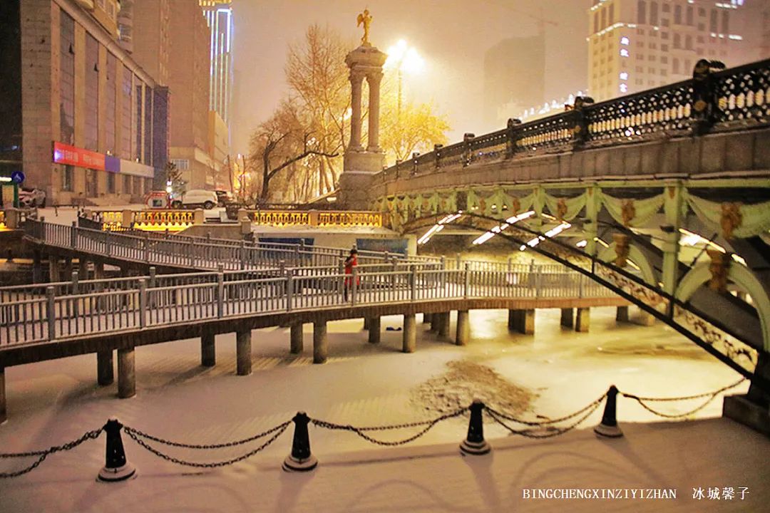 哈尔滨昨天的大雪,哈尔滨冬天的鹅毛大雪